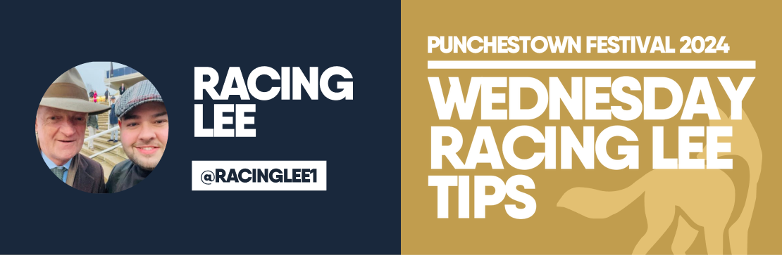 RACING LEE'S WEDNESDAY PUNCHESTOWN TIPS